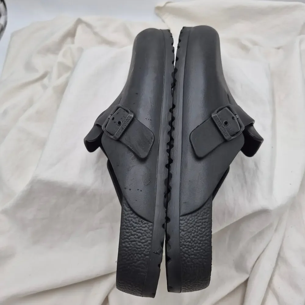 Birkenstock Black Boston Essentials EVA Slip On Clog Sandal EU 44 men US 11-11.5
